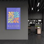 Wallity Pintura Decorativa de Vidrio Templado Multicolor 35 x 55 cm